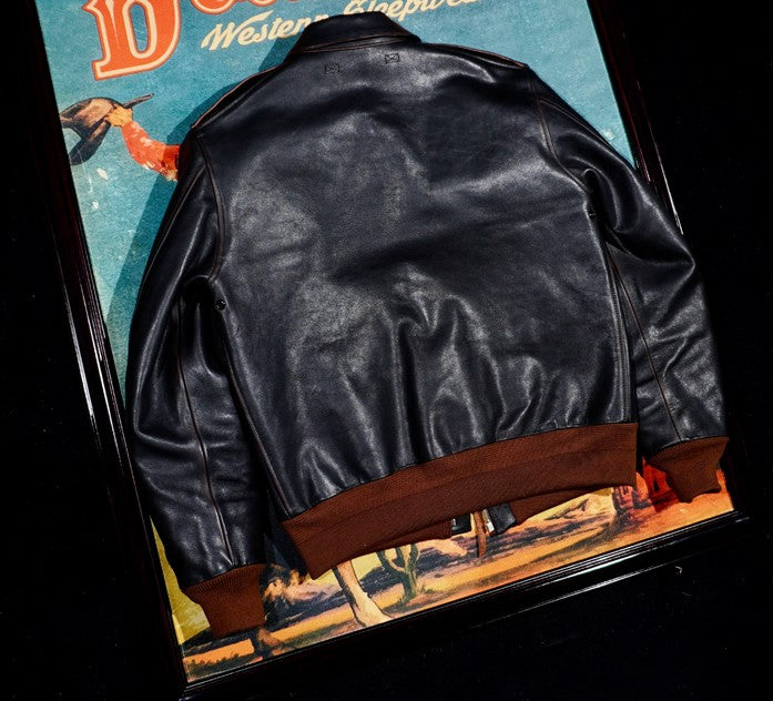 ◇ヴィンテージ加工  ホースハイドレザー A-2ジャケット◇