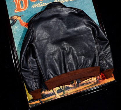 ◇ヴィンテージ加工  ホースハイドレザー A-2ジャケット◇