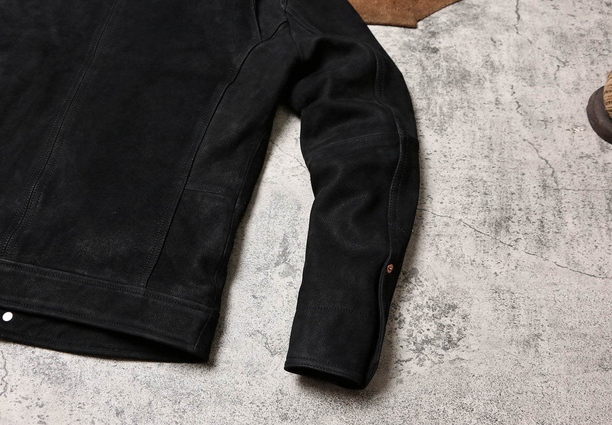 ★ヴィンテージ 復刻モデル ゴートレザートラック ジャケット★ M～4XL