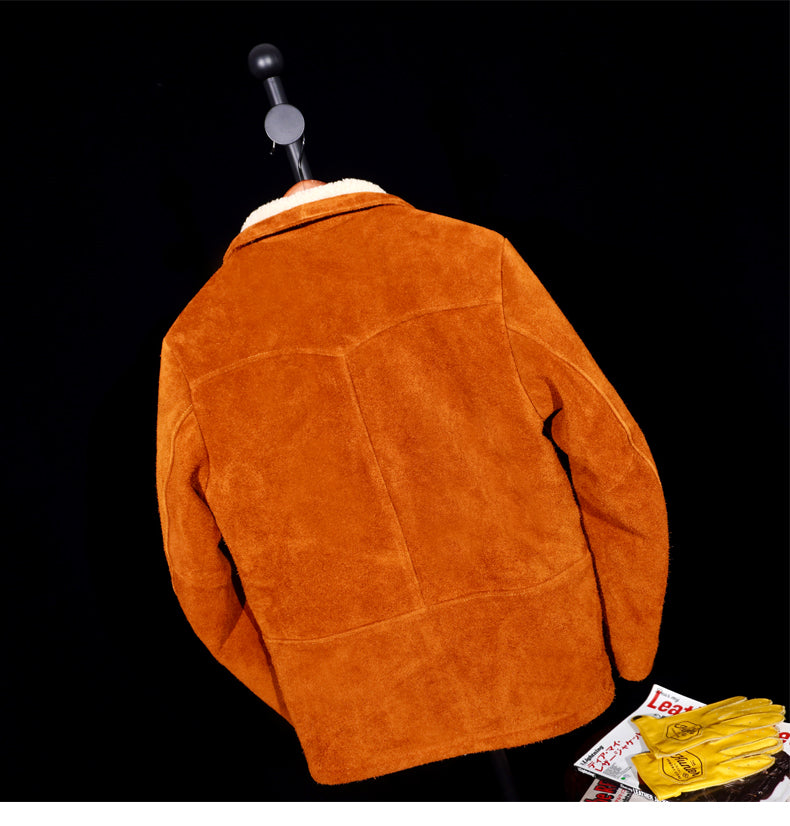 ✩ヴィンテージ復刻 スウェード ウエスタン ランチャージャケット✩S～4XL