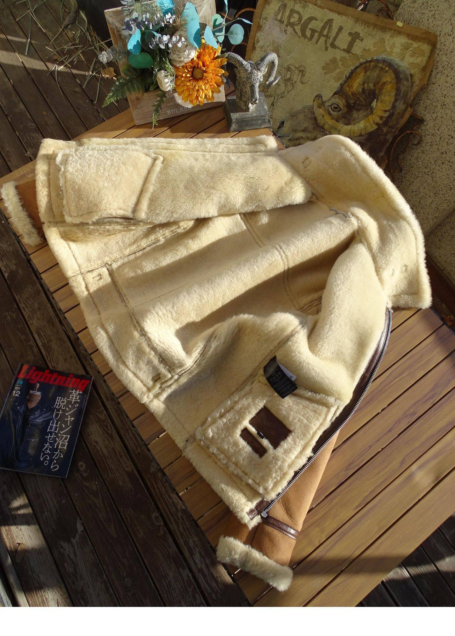 昨シーズン売り切りSALE★B-3 ムートン フライトジャケット★S～5XL