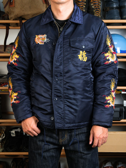 4色展開△ヴィンテージ モディファイ デザイン A2デッキ ベトジャン▽S～3XL
