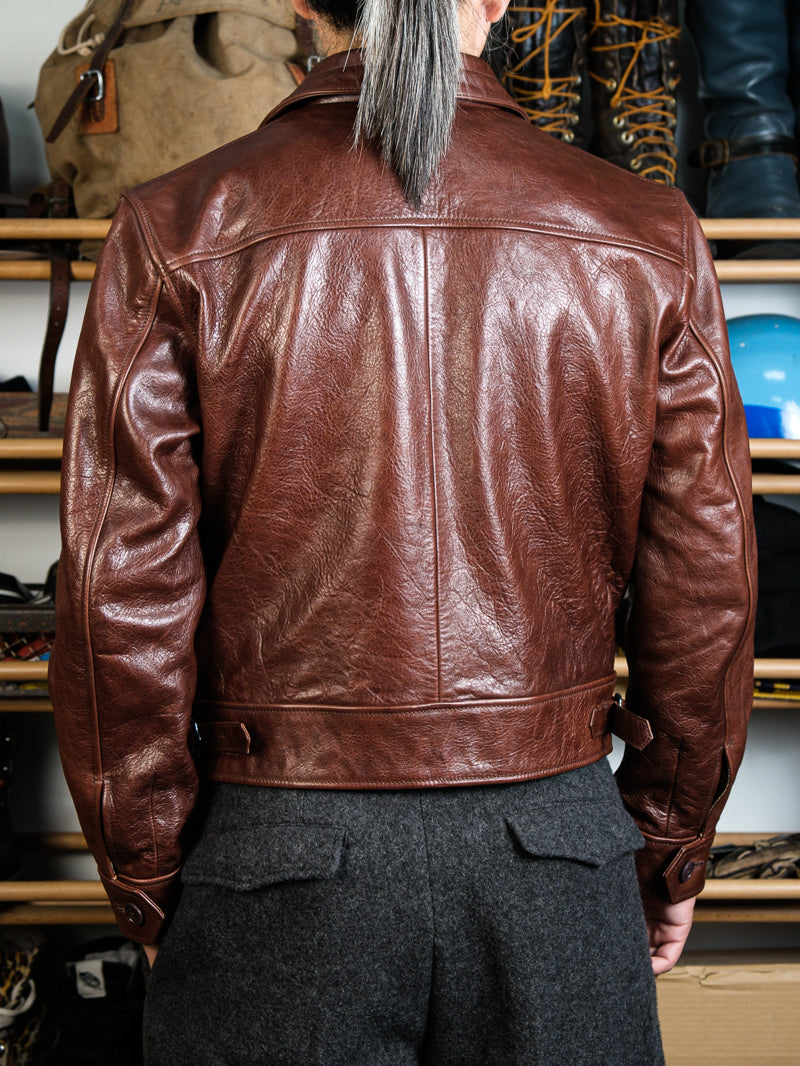 ヴィンテージ 復刻 ホースハイドレザー アビエイターAVAITORジャケットS～2XL