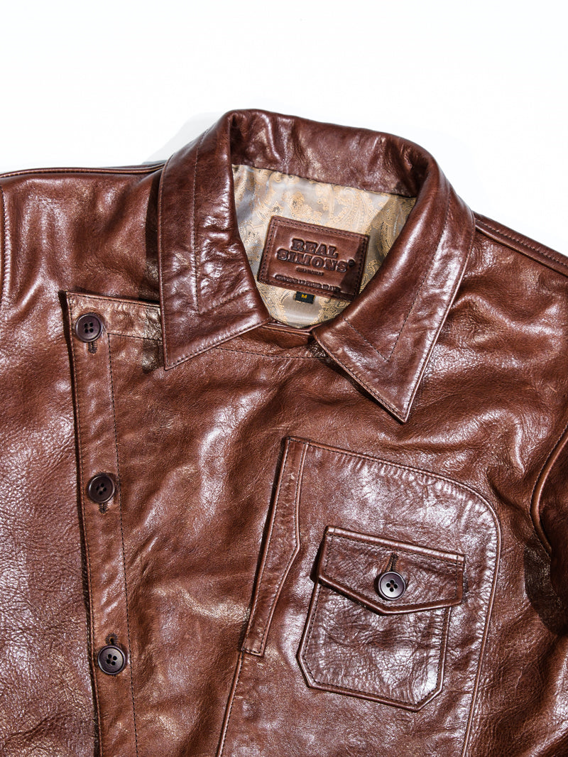 ヴィンテージ 復刻 ホースハイドレザー アビエイターAVAITORジャケットS～2XL