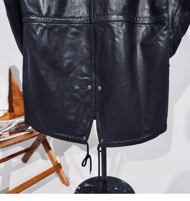 ◇ヴィンテージ復刻 ホースハイドレザーM-51 フィッシュテイルコート◇