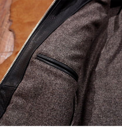 2.0㎜イタリア産カウレザー シングルライダース ジャケット S～4XL