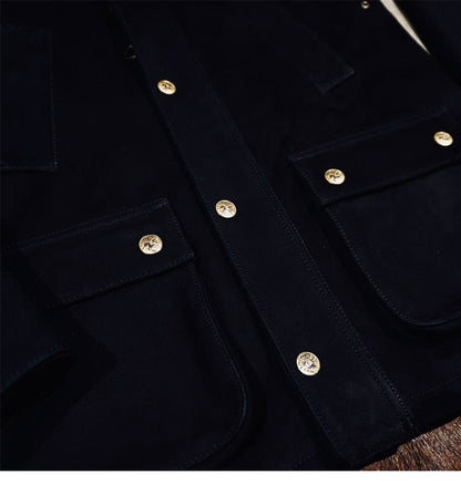 ３色展開▲細部のディテールまで完璧な拘り▲カウレザー ジャケット▼M～4XL