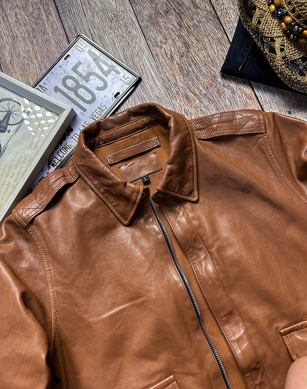 ◇◇ヴィンテージ復刻 ゴートレザーA-2ジャケット◇◇M~3XL