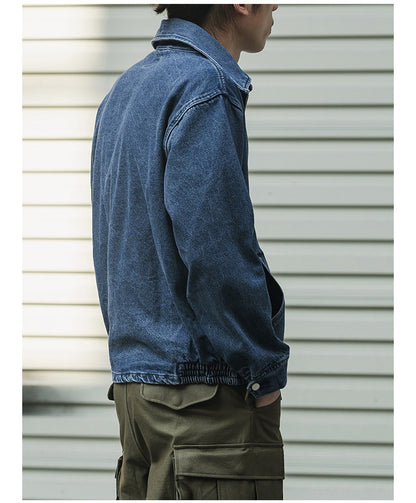 ☆ヴィンテージ70's  13OZ デニム トラックジップアップジャケット☆S～2XL