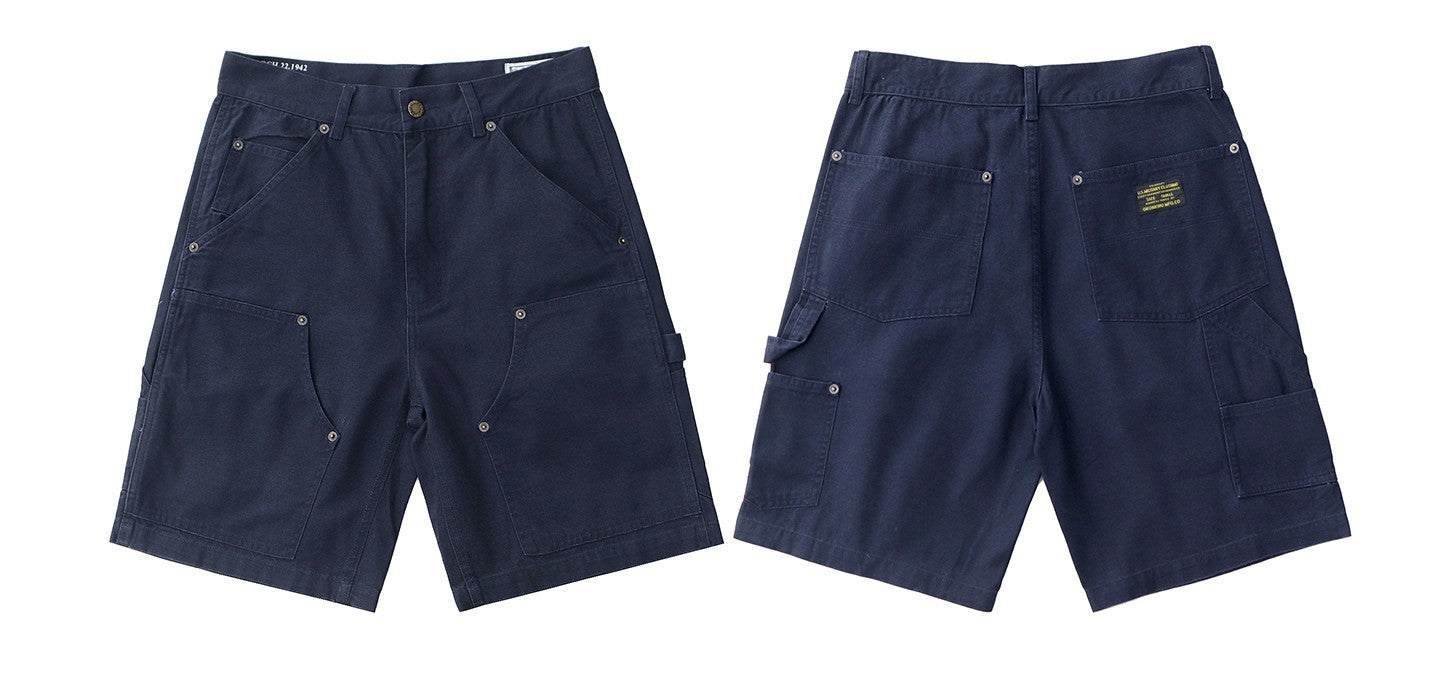 ◆ヴィンテージ復刻デザイン 12OZ LUMBERLITE きこりワークーショートパンツ◆XS～XL