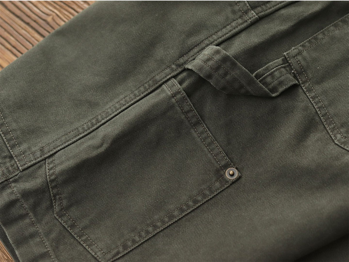 ◆ヴィンテージ復刻デザイン 12OZ LUMBERLITE きこりワークーショートパンツ◆XS～XL