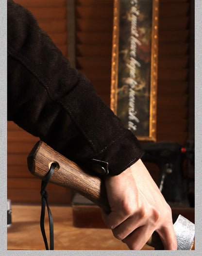 ▲ヴィンテージ復刻 イタリア産スウェードレザーM-51 フィッシュテイルコート▼ダークブラウン